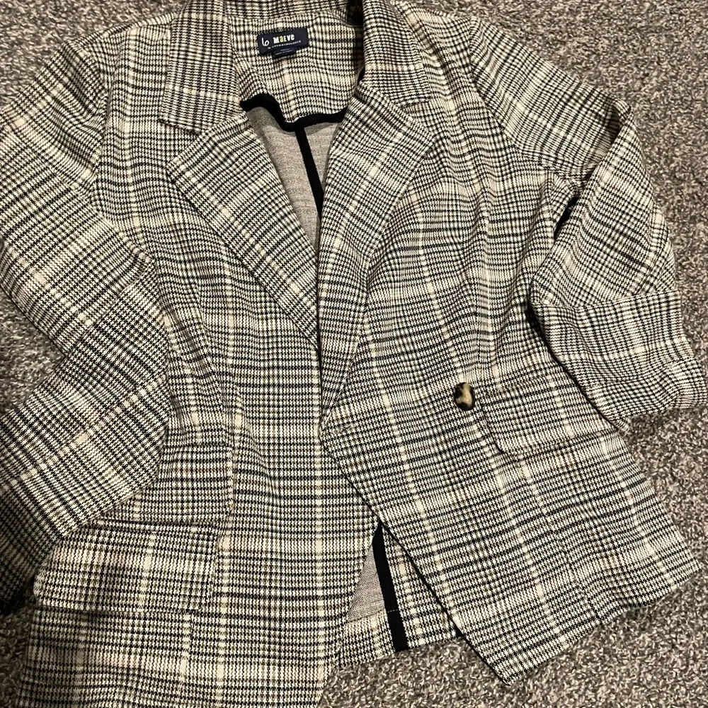 Maeve by Anthropologie Colkgiate Plaud Knit Blazer/ Med - Picture 7 of 7